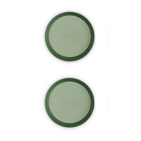 Citron Bio Based Plates Set of 2 - Green