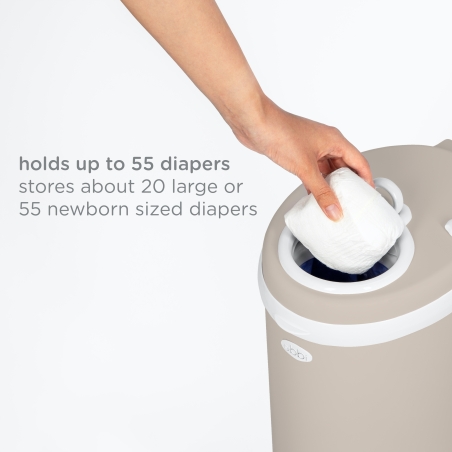 Ubbi Koš na pleny, Matte Taupe