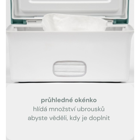 Ubbi Wipes dispenser, Open Water