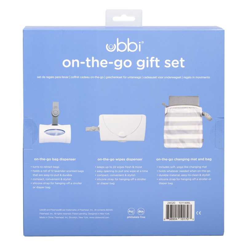 Ubbi Travel Gift Set