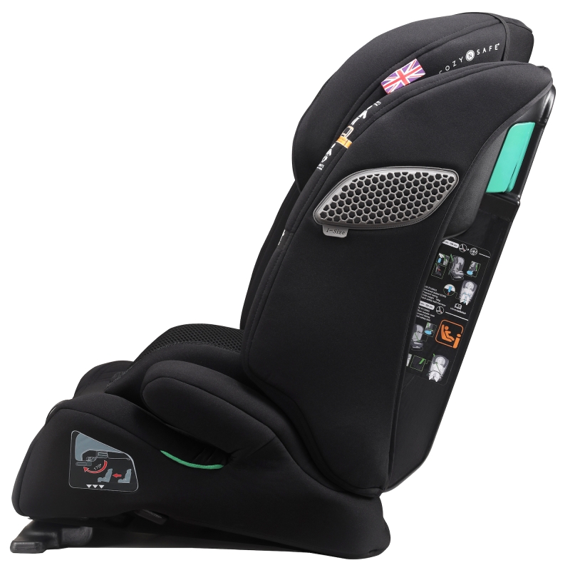 Cozy N Safe LOGAN i-Size car seat 76-150 without ISOFIX, Onyx 2025