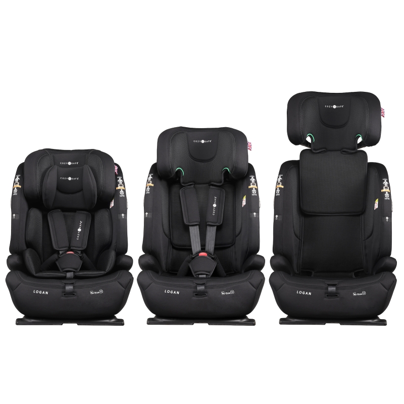 Cozy N Safe LOGAN i-Size car seat 76-150 without ISOFIX, Onyx 2025