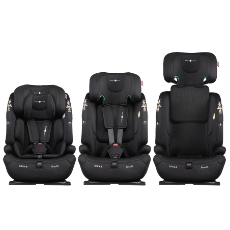 Cozy N Safe LOGAN i-Size car seat 76-150 without ISOFIX, Onyx 2025