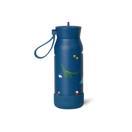 Citron Fľaša na vodu Mini, 250 ml - Blue Dino