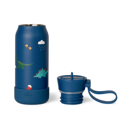 Citron Mini Water Bottle 250 ml - Blue Dino