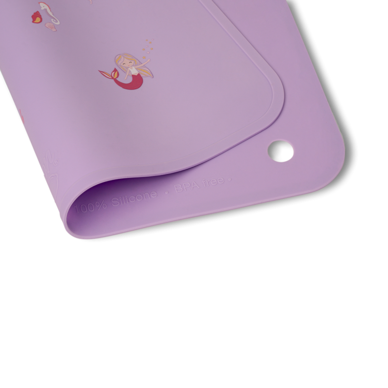 Citron Silicone Placemat Rectangle - Mermaid