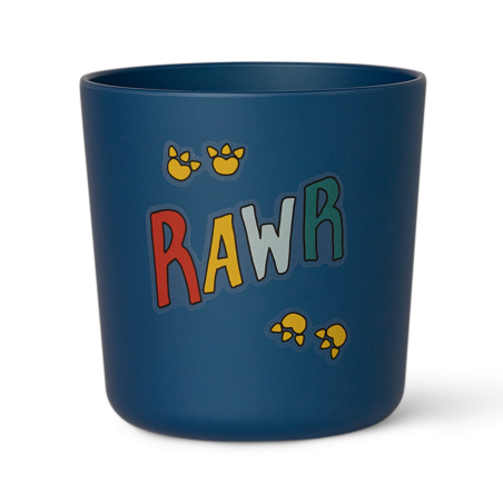 Citron Bio based tableware set - Blue Dino