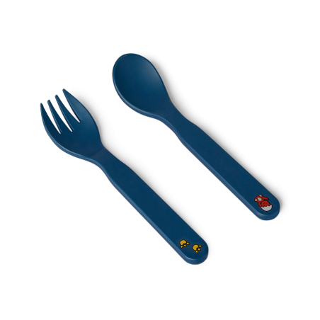 Citron Bio based tableware set - Blue Dino