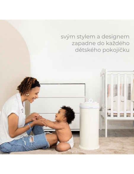 Ubbi Koš na pleny, Matte Ivory - NEW