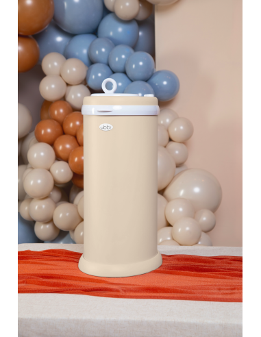 Ubbi Diaper pail, Matte Oat Milk - NEW